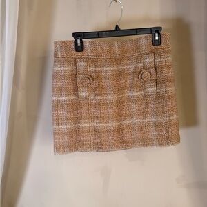 Vintage wool mini skirt